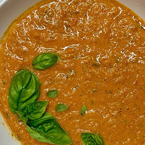 TikTok Roasted Tomato Soup