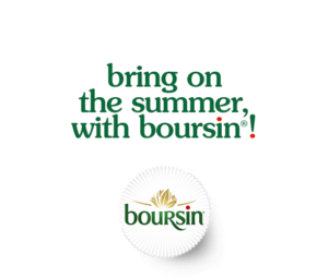 bring on the summer with boursin!