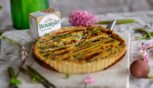 Boursin Asparagus Quiche