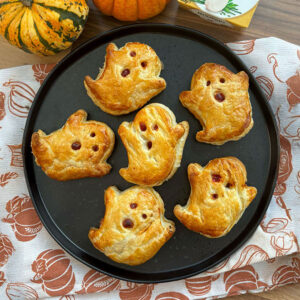 Boursin and Gochujang Halloween Ghosts