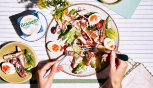 Fried Chicken Niçoise Salad with Boursin Vinaigrette